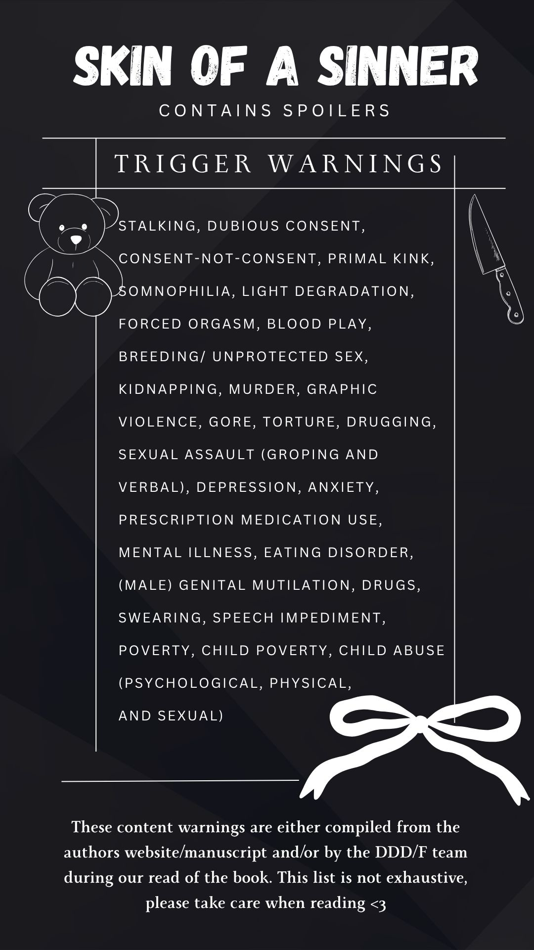 Skin of a Sinner by Avina St.Graves ~ DDF Pre-Order ~ CLOSED