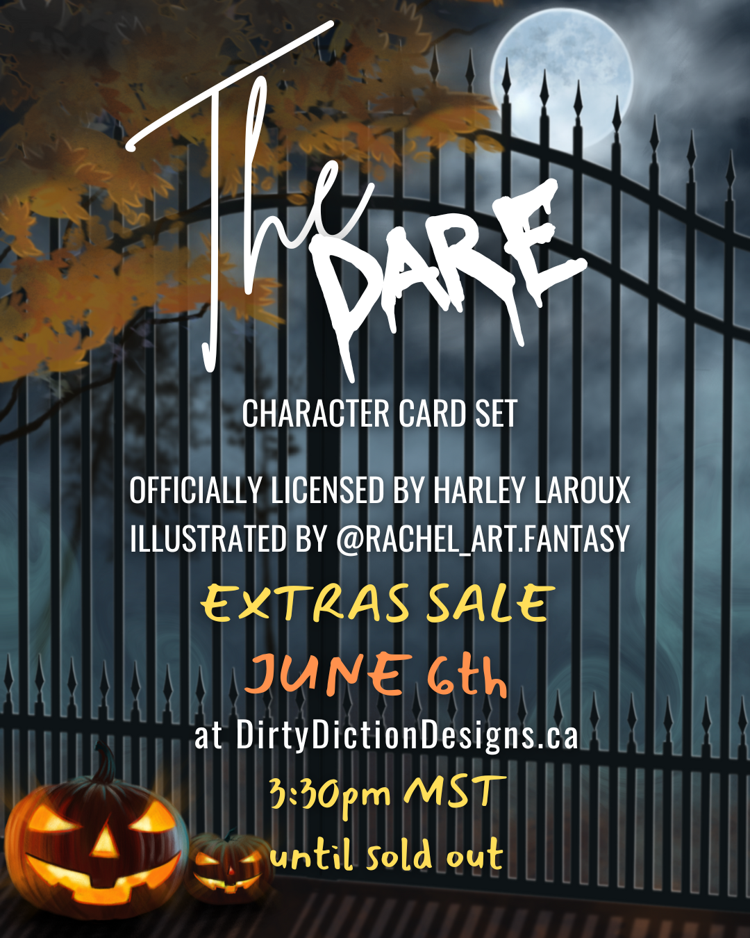 'The Dare' Character Card Pack COMPLETE SET ~ Extras Sale