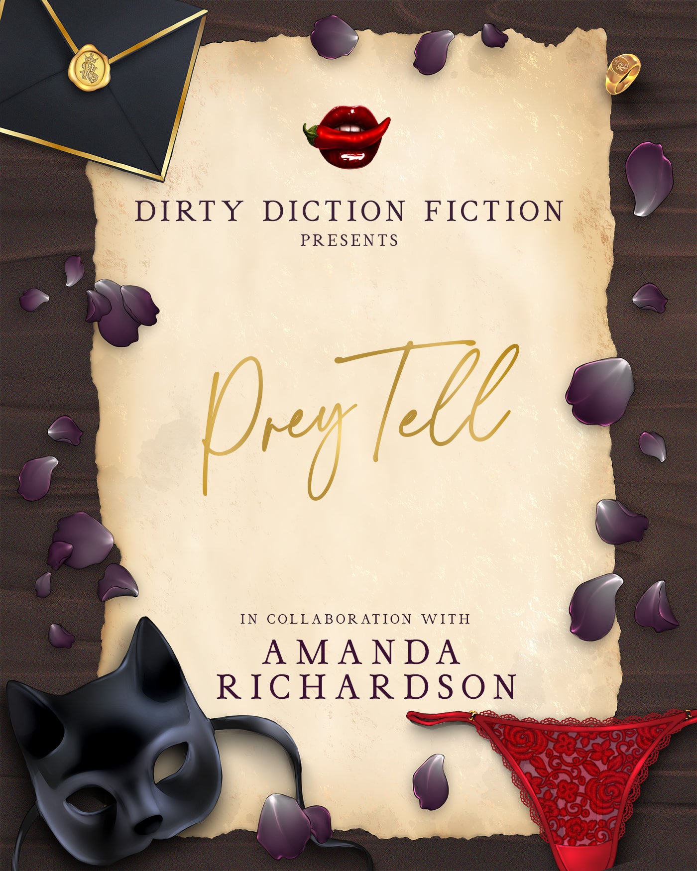 Prey Tell by Amanda Richardson ~ Dirty Fiction Friends Pre-Order