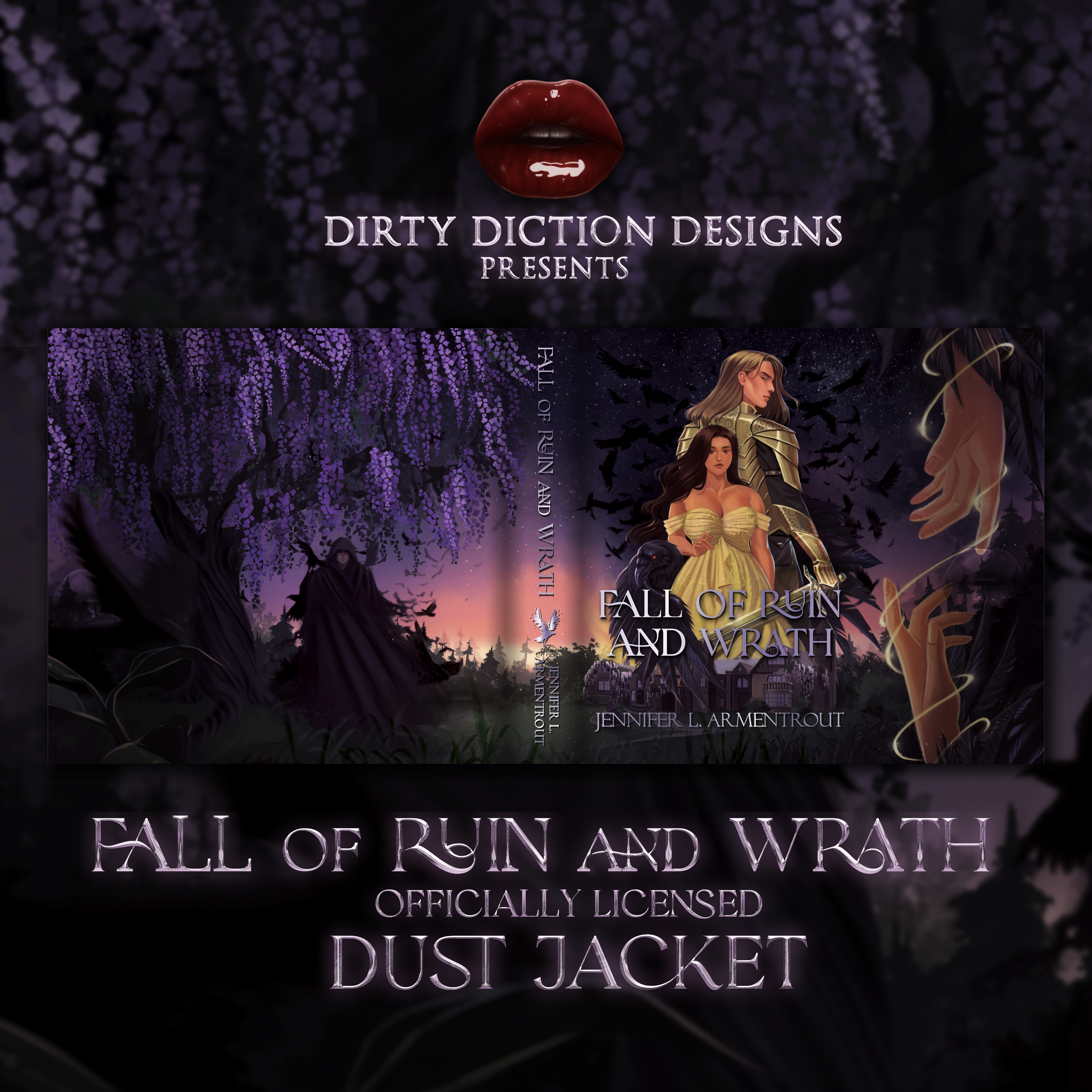 Fall of Ruin and Wrath Dust Jacket - Leftover Sale