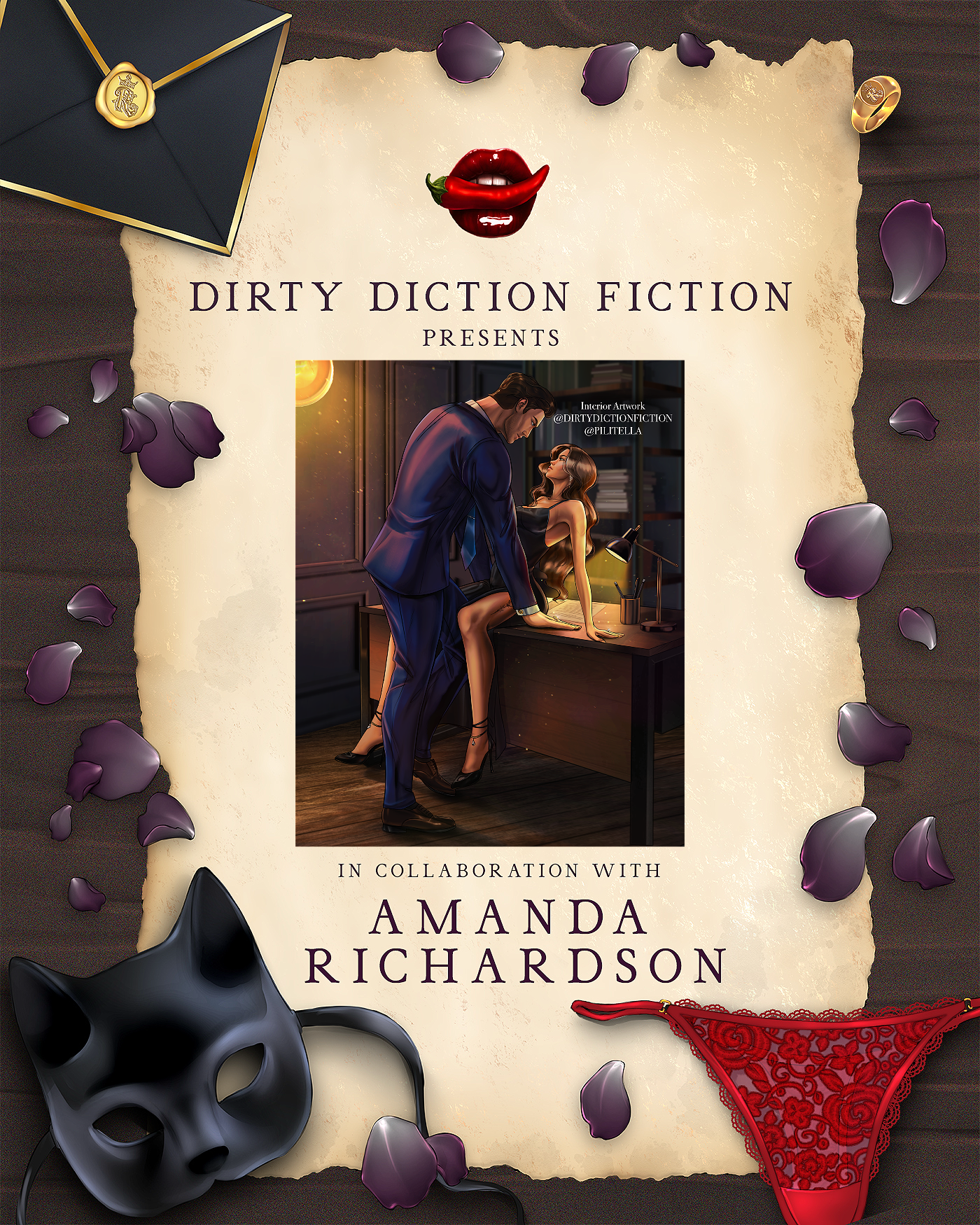 Prey Tell by Amanda Richardson ~ Dirty Fiction Friends Pre-Order