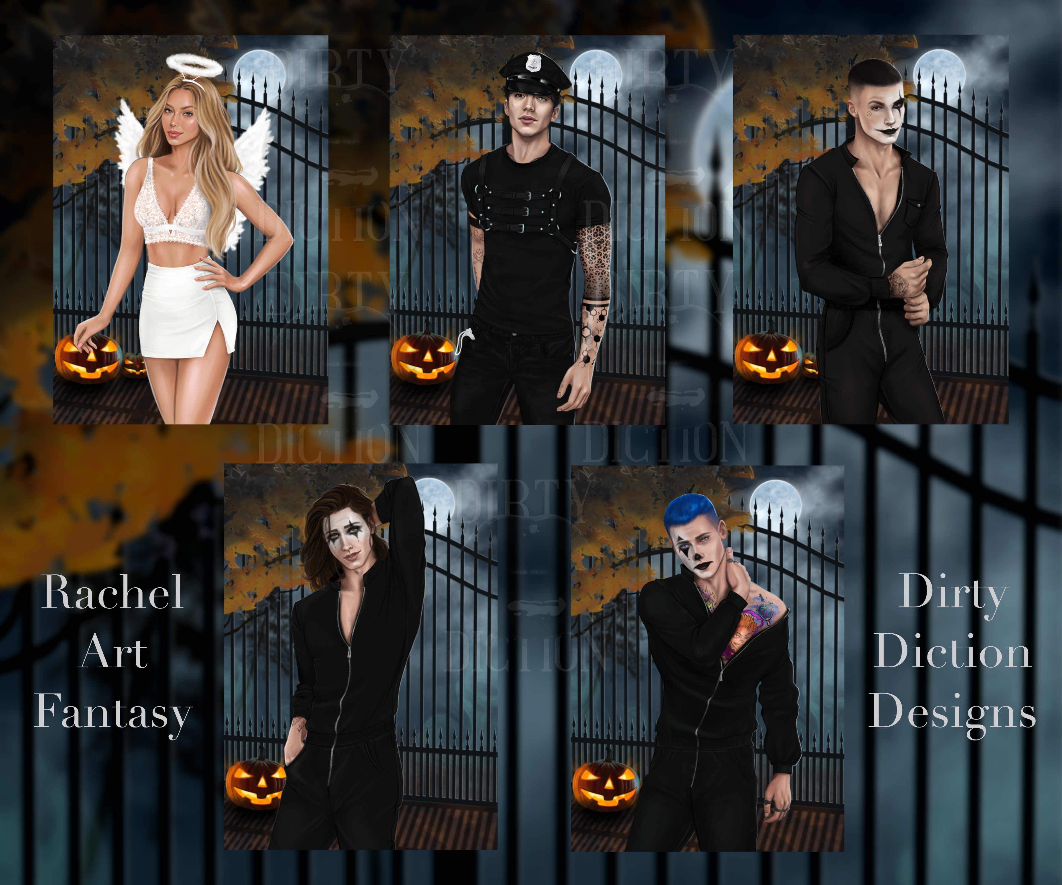 'The Dare' Character Card Pack COMPLETE SET ~ Extras Sale