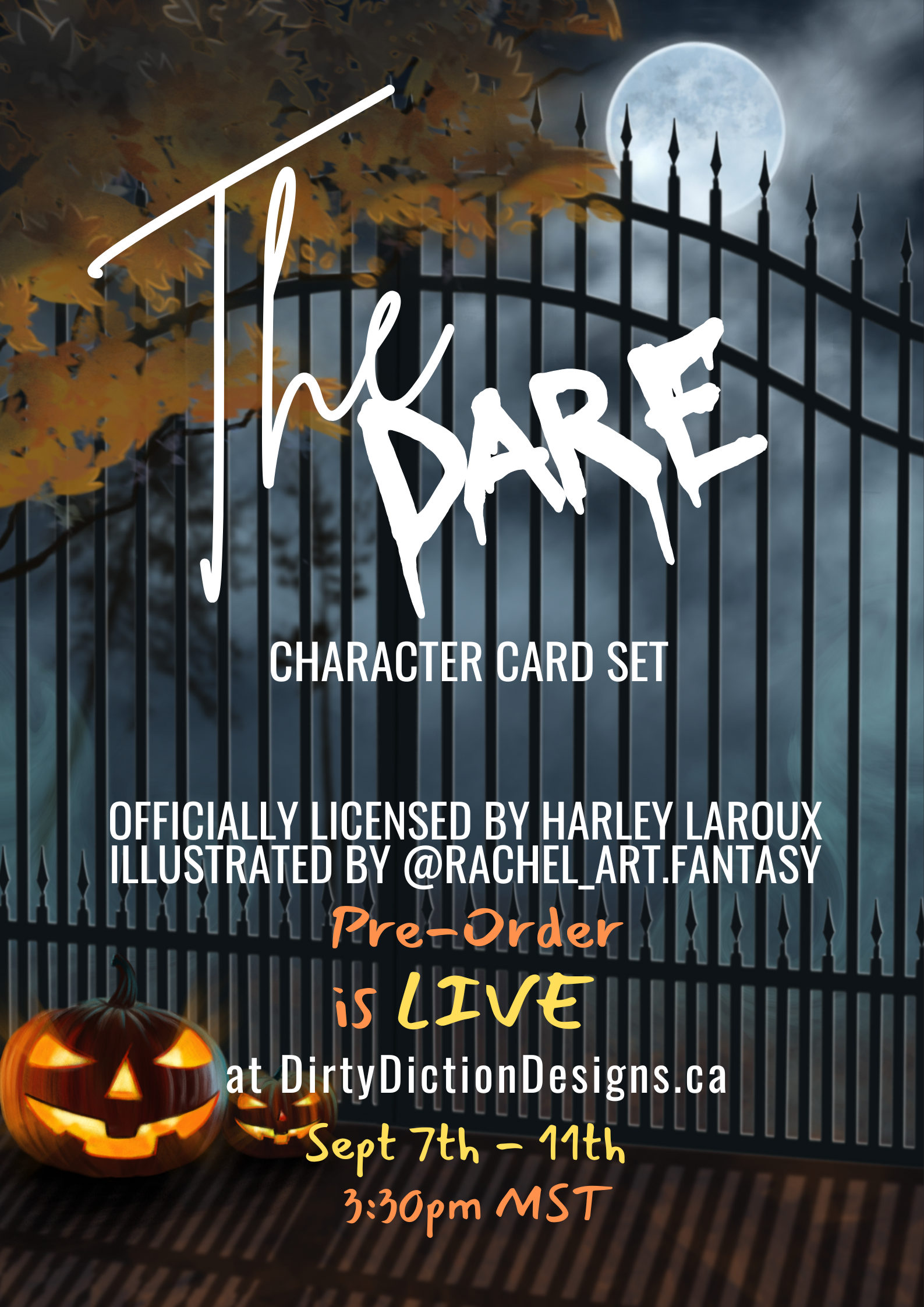 'The Dare' Character Card Pack ~ Pre-Order