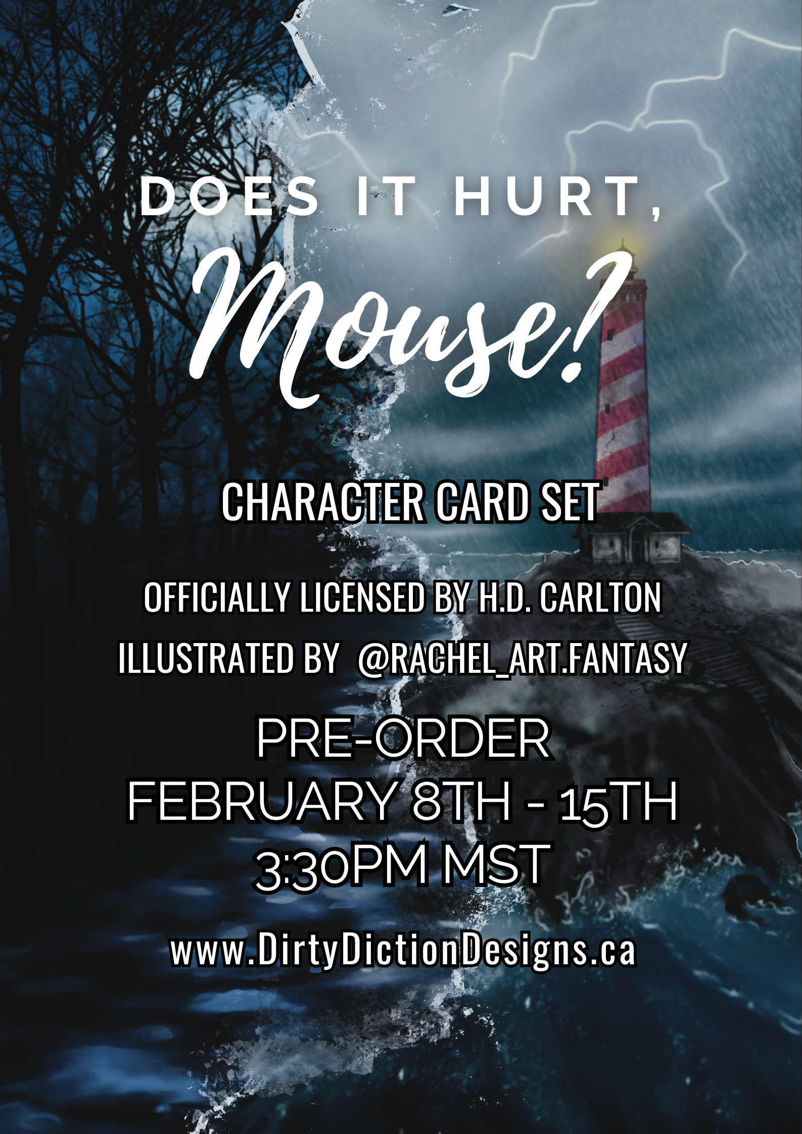 Does It Hurt, Mouse? CHARACTER CARD SET ~ Pre-Order