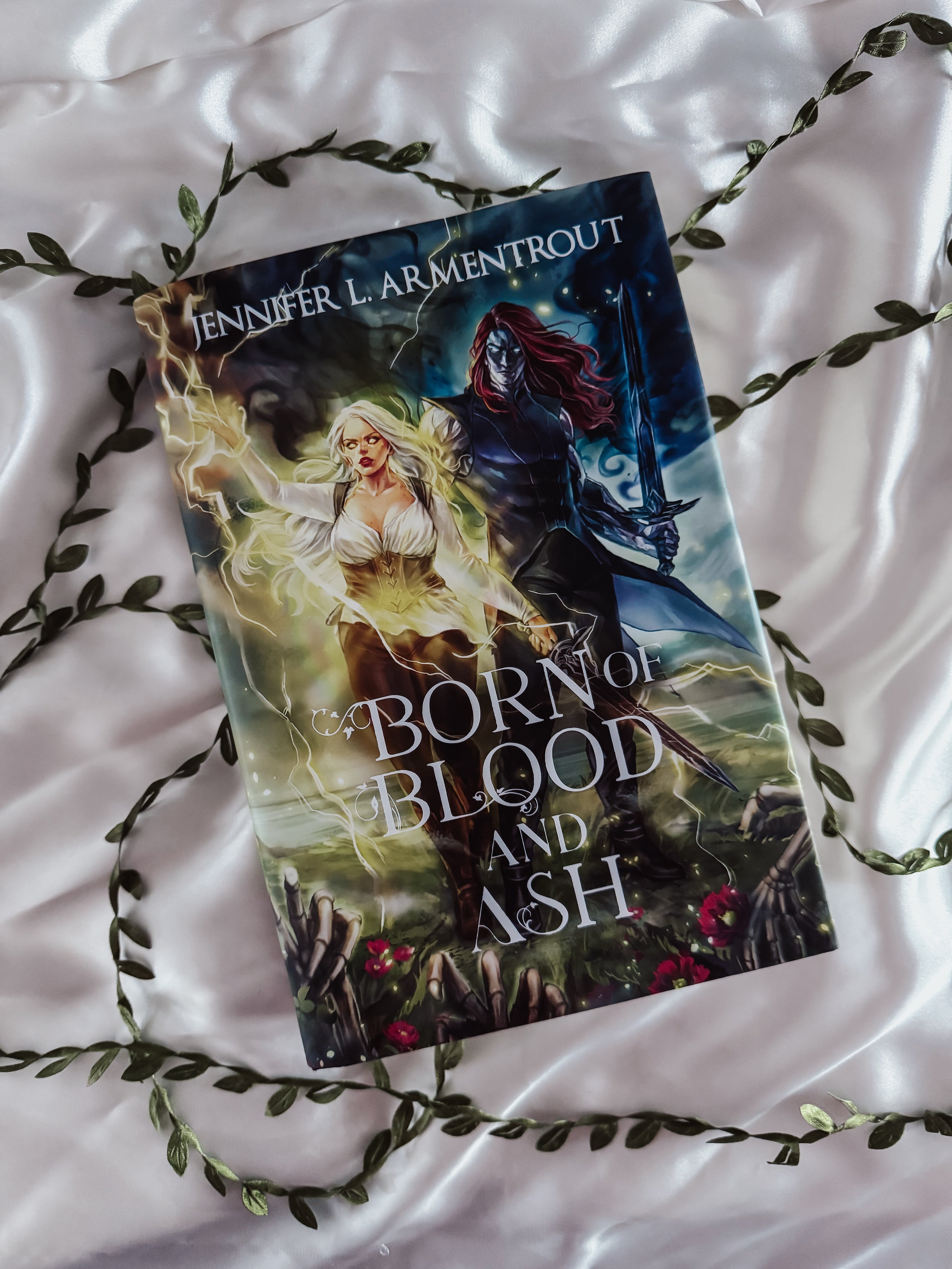 BORN OF BLOOD AND ASH (ASITE #4) Dust Jacket EXTRAS SALE